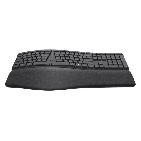 Tastiera IT - Trust Keyra - Ergonomica MultiDispositivo - Wireless - Nero