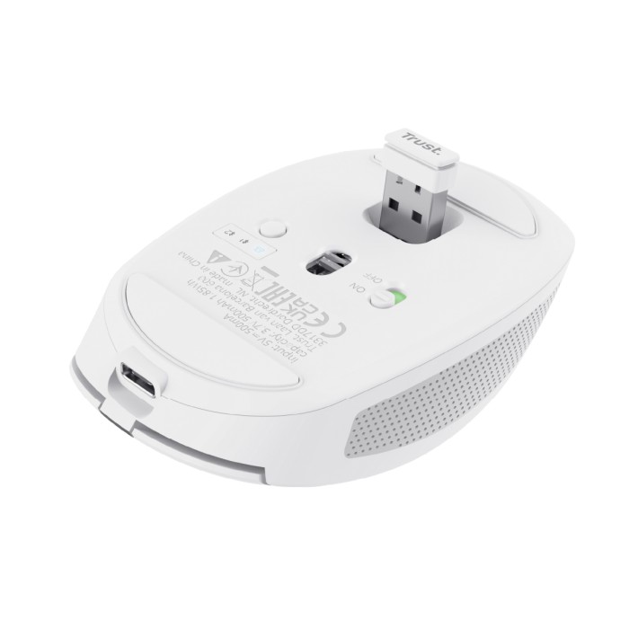 Mouse - Trust Ozaa - Compatto Multi-device Wireless - White