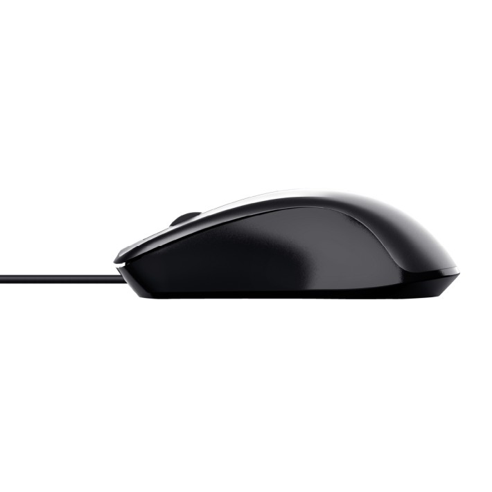 Mouse - Trust Carve - Ottico a Filo - Black