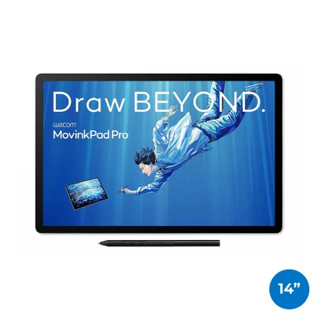 Wacom MovinkPad 14" Oled - Tablet Grafico Android con Penna Wacom Pro Pen 3