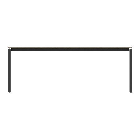 Tavolo Riunione Nova 6 Posti con Foro Passacavi Rettangolare Centrale - Dimensioni...