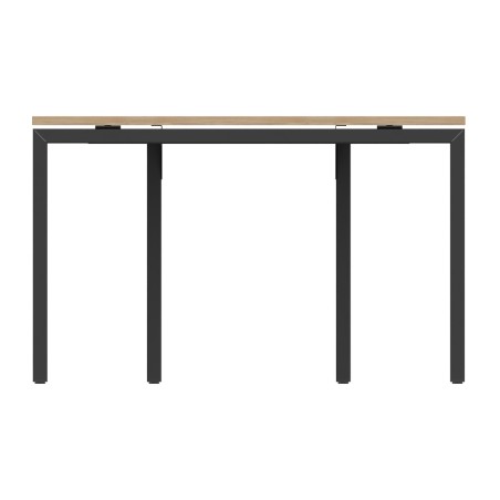 Tavolo Riunione Nova 8 Posti con Fori Passacavi - Dimensioni 240x120x74 cm - Piano Rovere...