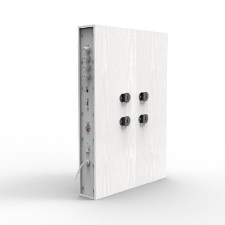 Sistema Audio Quadro Mic - con Ingresso Mic - Bianco