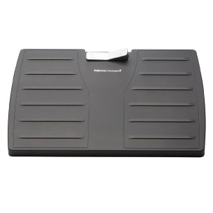 Poggiapiedi Regolabile con Microban - Dimensioni Piattaforma 44,4 x 33,3 cm - Altezza Regolabile 10,8/12,7/14,6 cm - Colore Nero 2