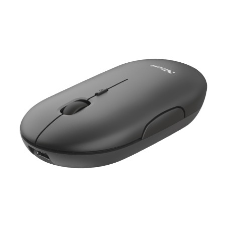 Mouse - Trust Puck - Ultrasottile Ricaricabile Wireless - Black