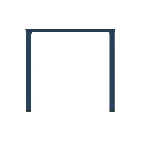 Tavolo da Esterno Modello Radura Essenza - Dimensioni 140 x 80 x 73 cm - In Metallo - Colore...