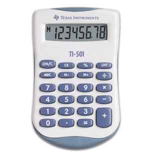 Texas Instruments TI-501 calcolatrice Tasca Calcolatrice...
