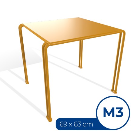 Tavolo da Esterno Modello Radura Essenza School 015 - Dimensioni 69 x 63 x 60 cm - In...