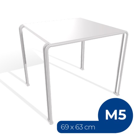 Tavolo da Esterno Modello Radura Essenza School 015 - Dimensioni 69 x 63 x 70 cm - In...