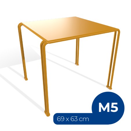 Tavolo da Esterno Modello Radura Essenza School 015 - Dimensioni 69 x 63 x 70 cm - In...