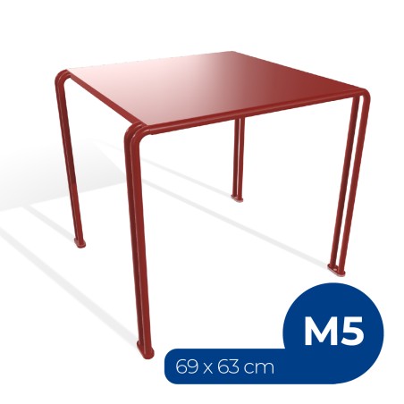 Tavolo da Esterno Modello Radura Essenza School 015 - Dimensioni 69 x 63 x 70 cm - In...