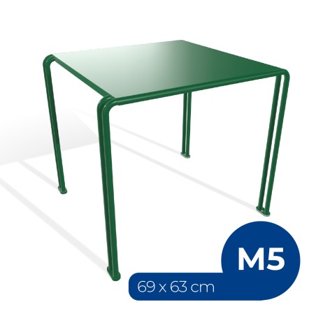 Tavolo da Esterno Modello Radura Essenza School 015 - Dimensioni 69 x 63 x 70 cm - In...