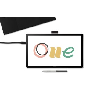 Wacom One 14 tavoletta grafica Nero, Bianco 2540 lpi...