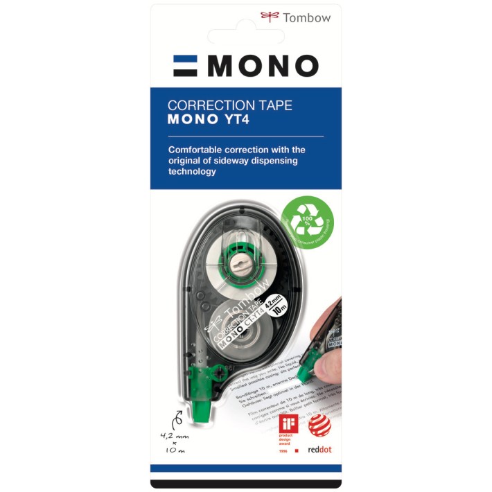 Tombow Mono YT4 nastro di correzione 10 m...