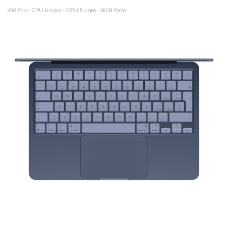 Notebook 13" - Apple Macbook Neo - A18 Pro CPU 6‑core GPU 5‑core - Ram 8GB - SSD 256GB -...