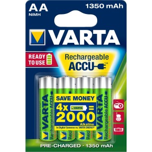 Varta Ready2Use HR06 1350 mAh Batteria ricaricabile Stilo...