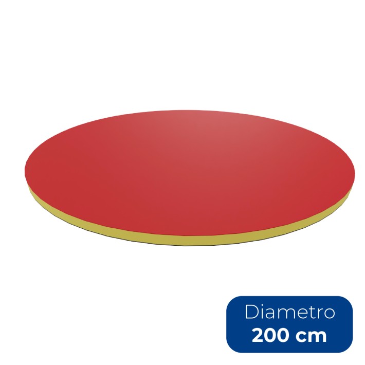  Materasso Rotondo - Dimensioni Ø 200 x 5 cm -...