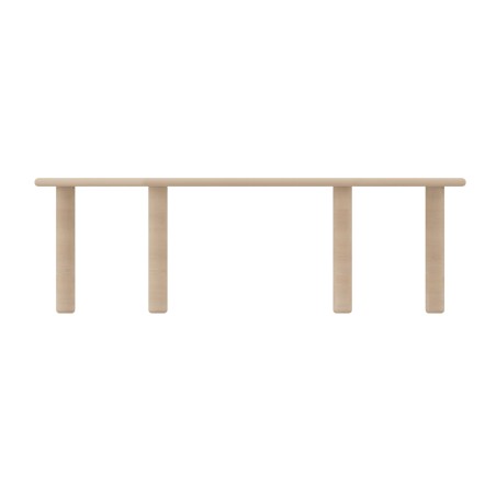 Tavolo Esagonale Infanzia - Dimensioni 128 x 111 x 53 cm - Colore Piano Latte