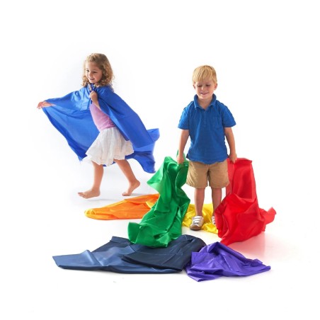 Set Tessuti per Esperienza Sensoriale - Modello Rainbow Habutae