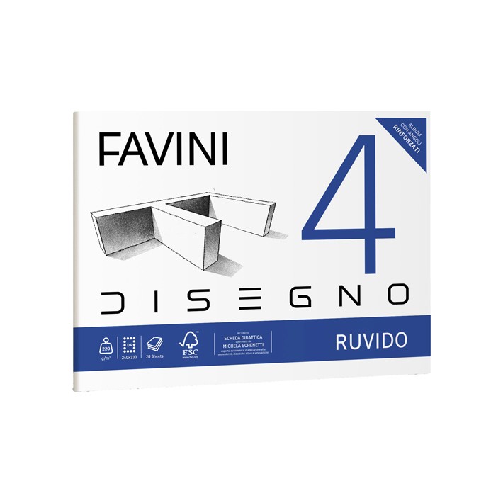 Favini A168504 carta da disegno Blocco di carta...