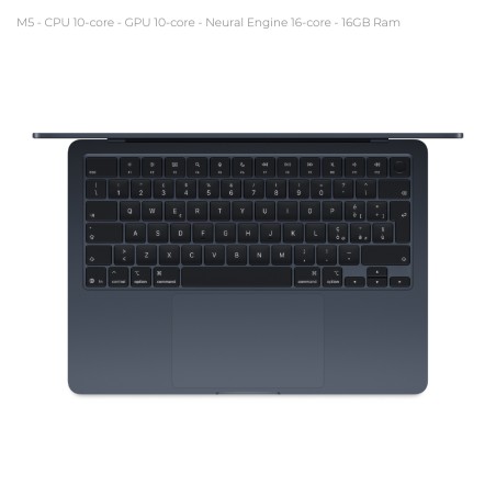 Notebook 15.3" - Apple MacBook Air - M5 CPU 10‑core  GPU 10‑core - Ram 16GB - SSD 1TB -...