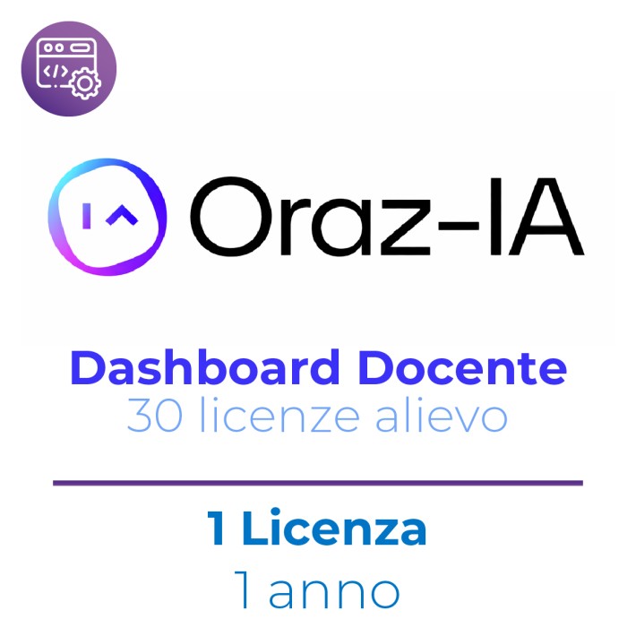 Orazi-IA EDU + Dashboard Docente - 30 Utenze...