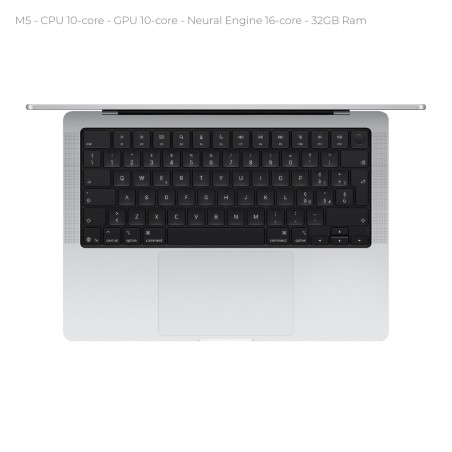 Notebook 14" - Apple MacBook Pro - M5 CPU 10‑core GPU 10‑core - Ram 32GB - SSD 1TB - MacOS...
