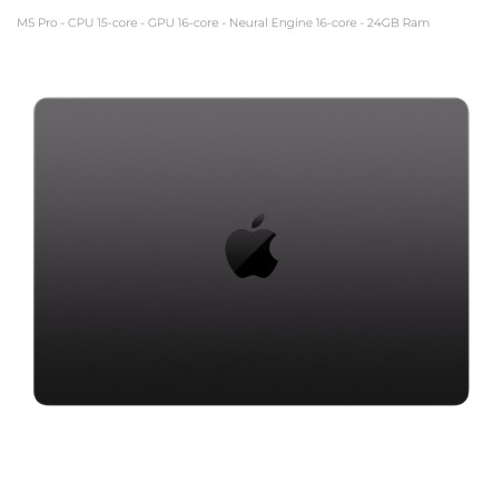 Notebook 14" - Apple MacBook Pro - M5 Pro  CPU 15‑core GPU 16‑core - Ram 24GB - SSD 1TB -...