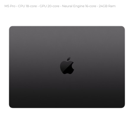Notebook 16" - Apple MacBook Pro - M5 Pro CPU 16‑core GPU 20‑core - Ram 24GB - SSD 1TB -...
