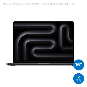 Notebook 16" - Apple MacBook Pro - M5 Max CPU 18‑core GPU...
