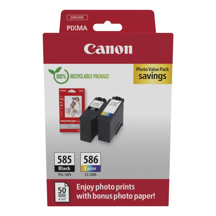 Canon PG-585/CL-586 PVP cartuccia d'inchiostro...