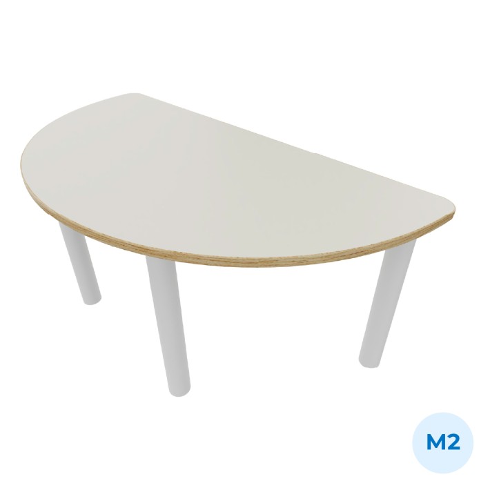 Tavolo Bebe Semicircolare in Melaminico con...