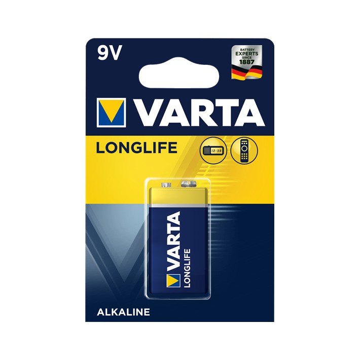 Varta Longlife Extra 9V Batteria monouso Alcalino