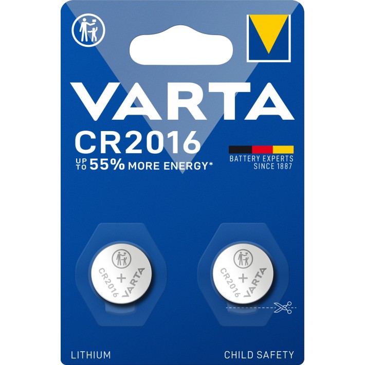 Varta LITHIUM Coin CR2016 (Batteria a bottone,...