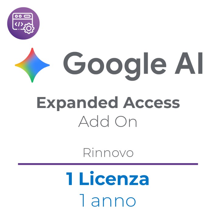 Google AI Expanded Access Add On - 1 Utente -...