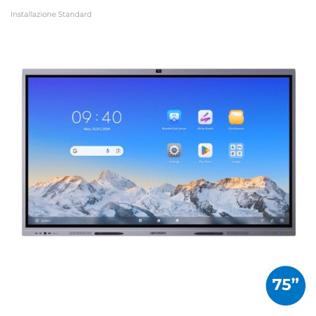 Hikvision 75" - DS-D5C75RB/B - Serie Premium - And 14 EDLA - 8/128 Gb - DLED - 2 Casse+Sub -...