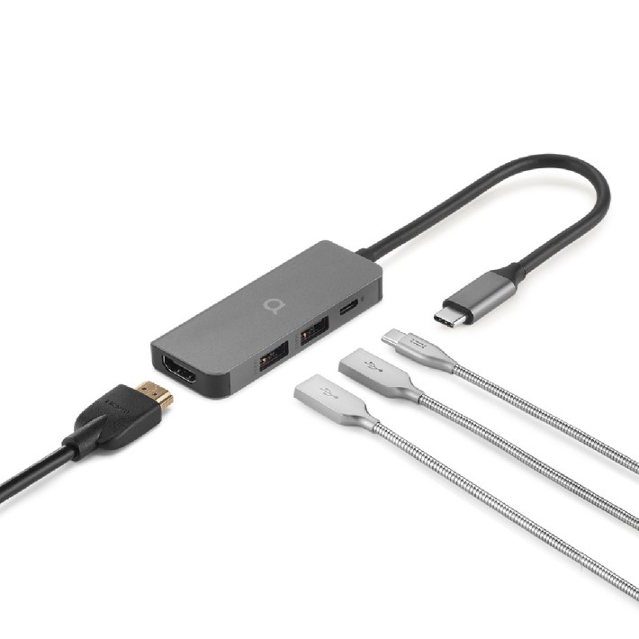 Aiino Essential Hub 4 in 1 per MacBook e iPad