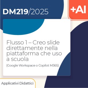 Flusso 1 – Creo slide direttamente nella piattaforma che...