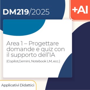 Area 1 – Progettare domande e quiz con il supporto...