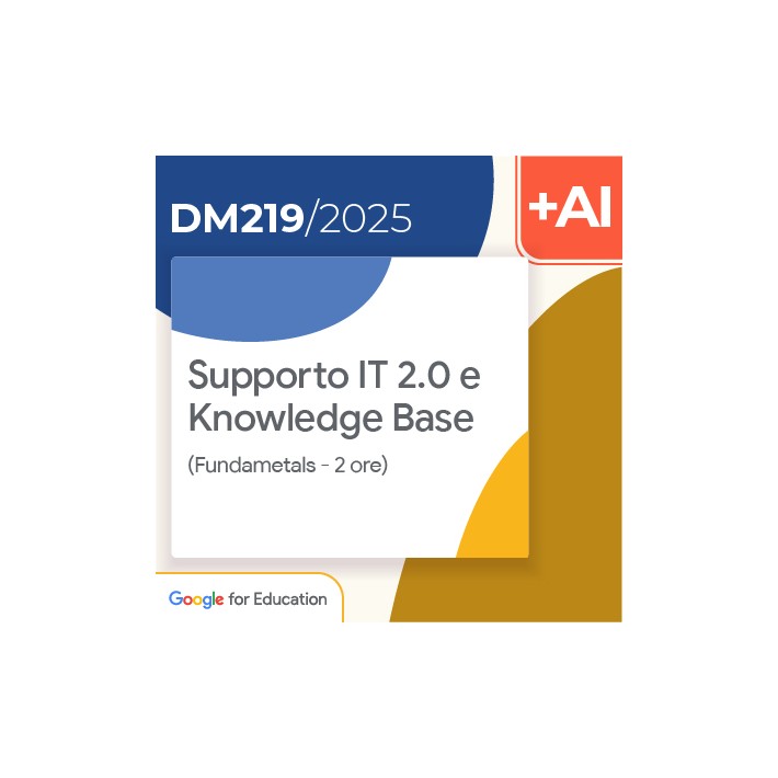 Supporto IT 2.0 e Knowledge Base (Fundamentals) 2h