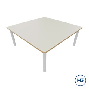 Tavolo Bebe Quadrato in Melaminico con Piedini -...