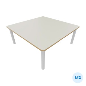 Tavolo Bebe Quadrato in Melaminico con Piedini -...