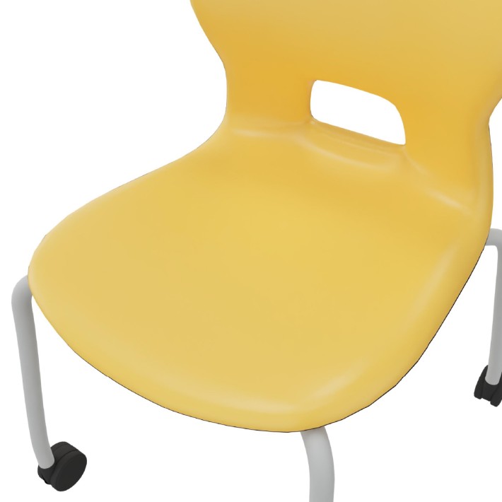 Sedia Gelso 4 Gambe con Ruote - Altezza Seduta...