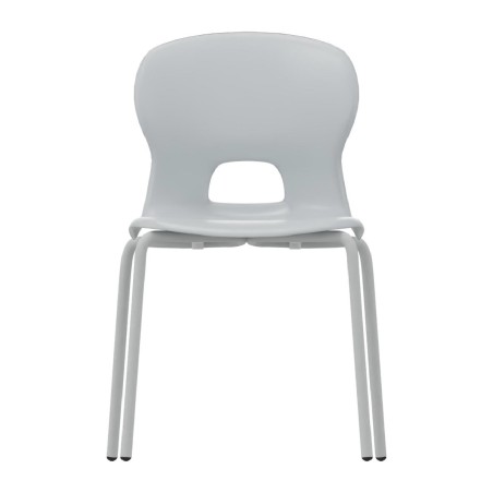 Sedia Gelso con 4 Gambe - Altezza Seduta 43 cm - Colore Scocca Grigio Chiaro - Colore...