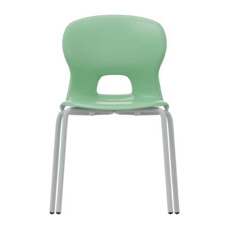 Sedia Gelso con 4 Gambe - Altezza Seduta 46 cm - Colore Scocca Blu - Colore Struttura Verde...