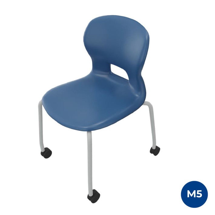 Sedia Gelso 4 Gambe con Ruote - Altezza Seduta...