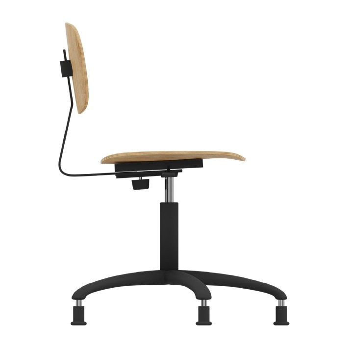 Sedia Modello GPRO Girevole in Legno con...
