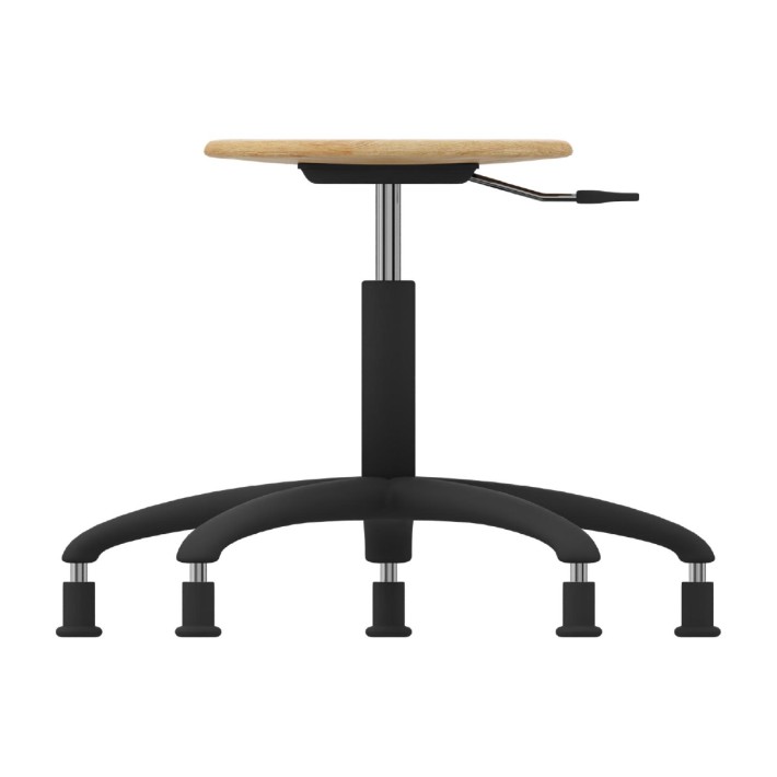 Sgabello Modello GPRO Girevole in Legno con...