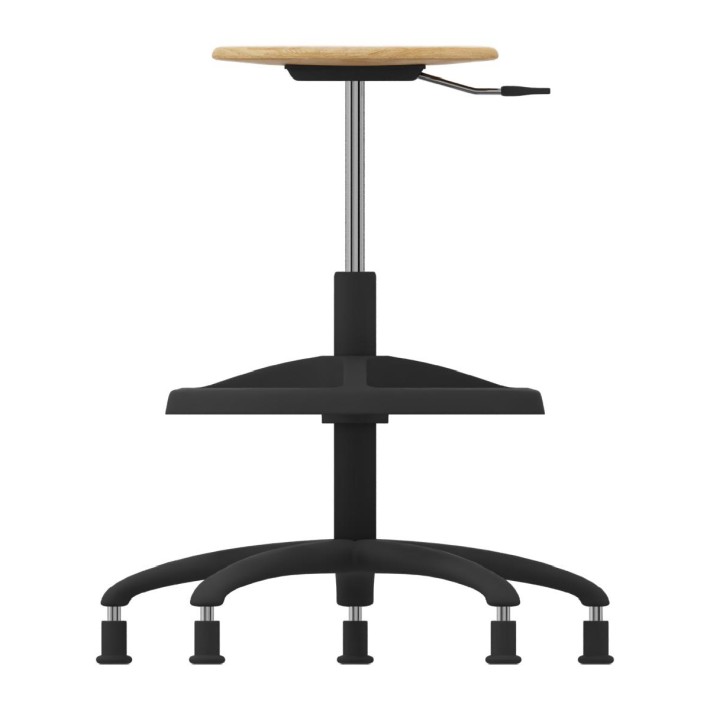 Sgabello Alto Modello GPRO Girevole in Legno...