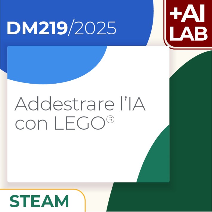 Addestrare l’IA con LEGO 2h Lab in presenza